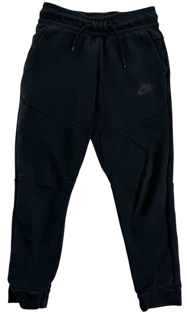 Nike Tech Fleece Jogger Youth Boys Small Black Sweatpants Sportswear Athletic